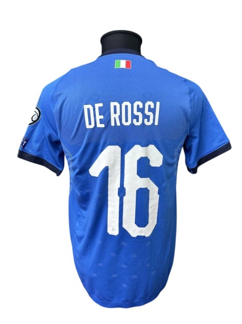 De Rossi's Italy vs Sweden Issued Shirt, FIFA World Cup Qualifiers 2017