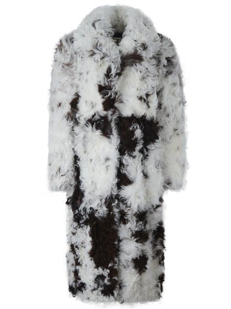 Ports 1961 - Mottled Shearling Long Coat