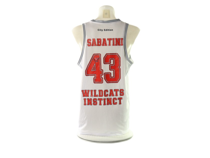 Sabatini's Urania Basket "Special Edition" Signed Match-Worn Home Jersey, 2025/26