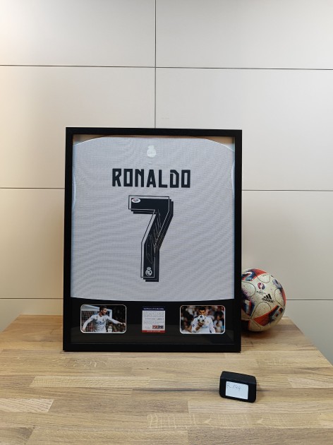 Cristiano Ronaldo's Real Madrid Signed and Framed Shirt