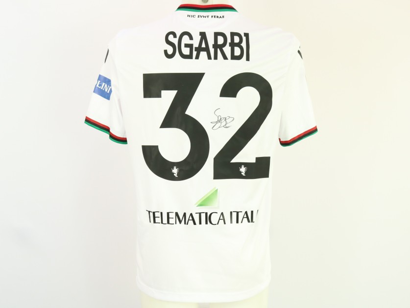 Sgarbi's unwashed Signed Shirt, Pisa vs Ternana 2024 