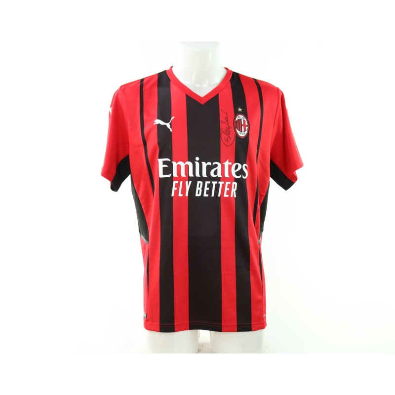 Milan's Official Shirt, 2021/22 - Signed by Franco Baresi