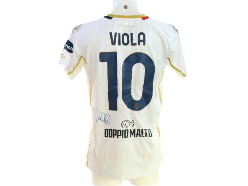 Viola's Signed Unwashed Shirt, Genoa vs Cagliari 2024