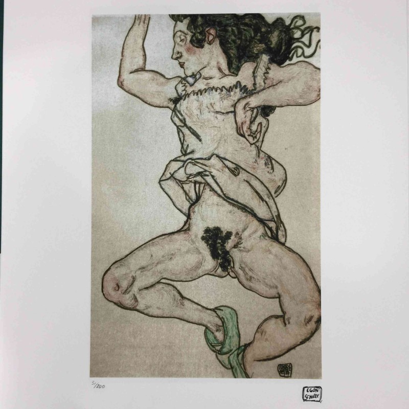 Litografia offset di Egon Schiele (replica)