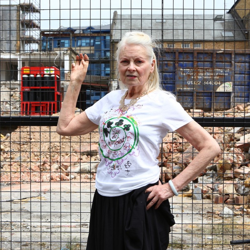 T-Shirt "Save the Rainforest" di Vivienne Westwood