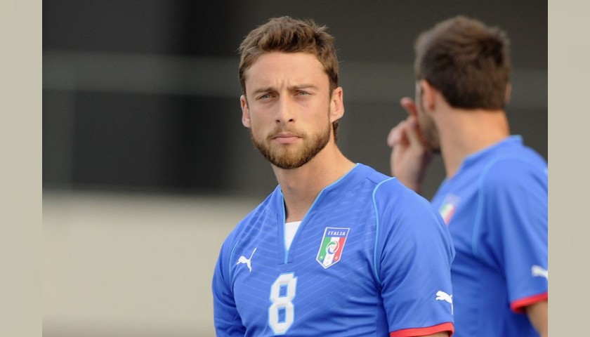 Marchisio's Match-Issue Shirt, Brazil-Italy 2013