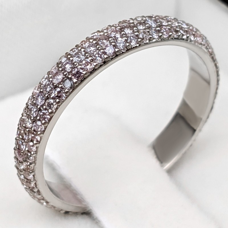 1.01 t.w. Pink Diamond 14K White Gold Ring