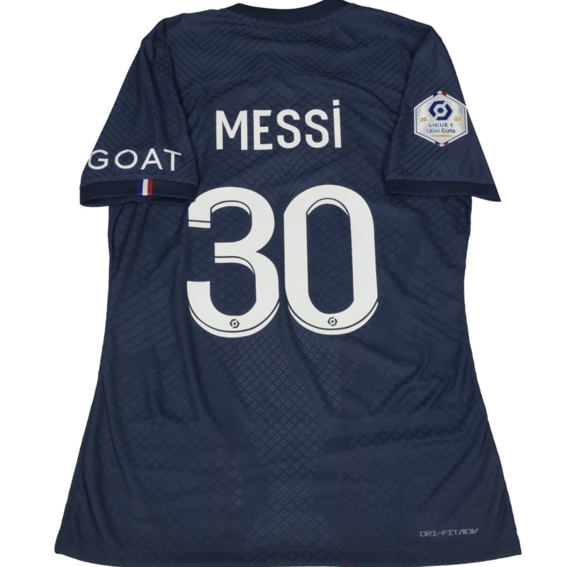 Messi's Paris Saint-Germain Match-Issued Shirt 2022/23