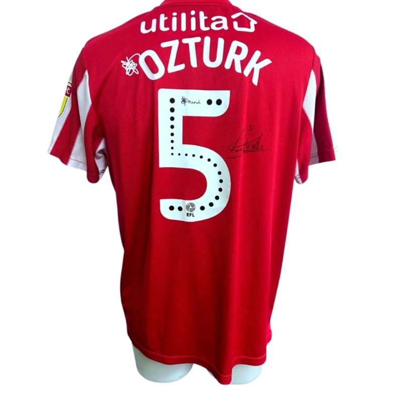Ozturk's Sunderland Match-Worn Shirt, 2018/19