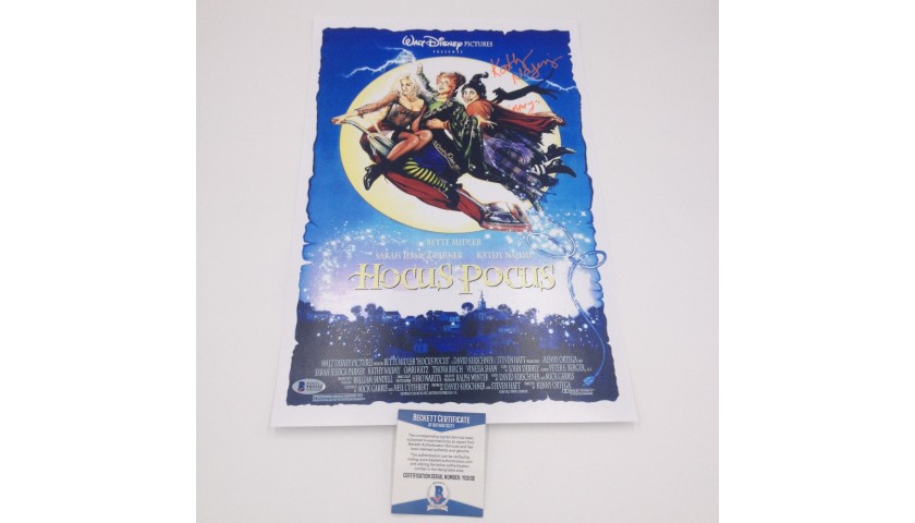 "Hocus Pocus" Poster Signed by Kathy Najimy