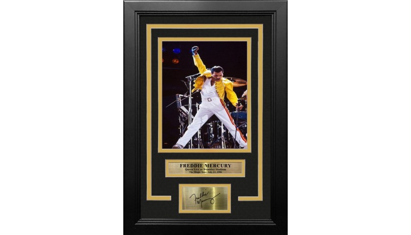 Freddie Mercury Framed Display with Digital Signature