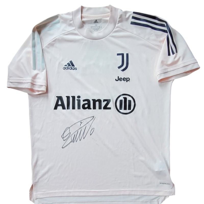 Cristiano Ronaldo's Juventus Signed Training Shirt, 2020