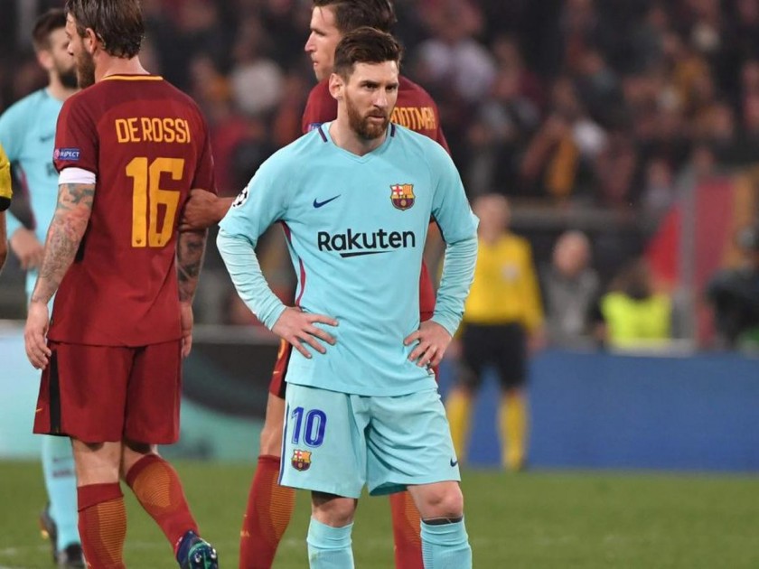 Messi's FC Barcelona Champions League Final Match Shirt - CharityStars