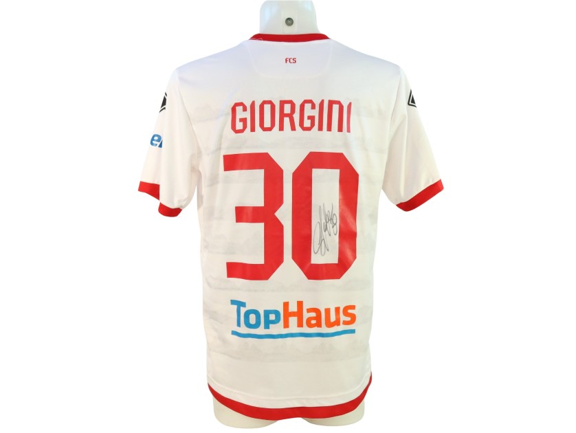 Giorgini's Signed Unwashed Shirt, Sudtirol vs Mantova 2024