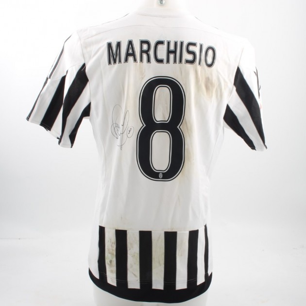Match worn Marchisio Juventus, Serie A 15/16 UNWASHED - signed