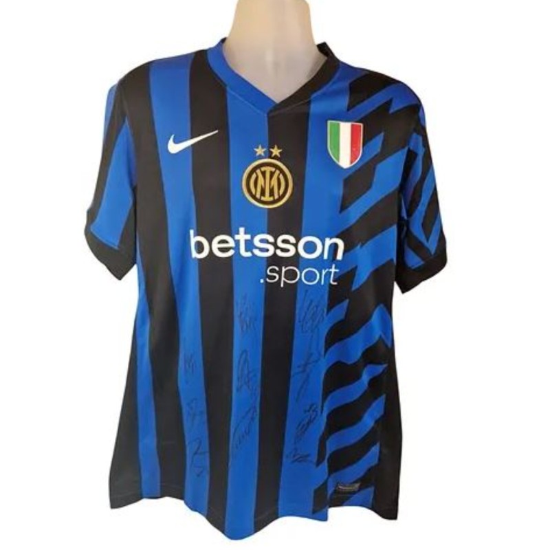 Inter Milan 2024/25 Squad Multi Signed Official Shirt