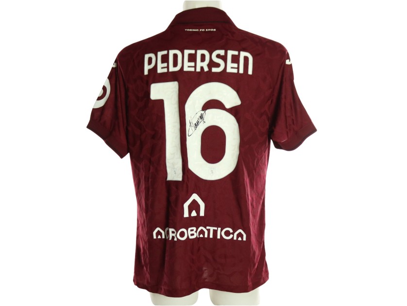 Pedersen's Signed Unwashed Shirt, Torino vs Juventus 2026