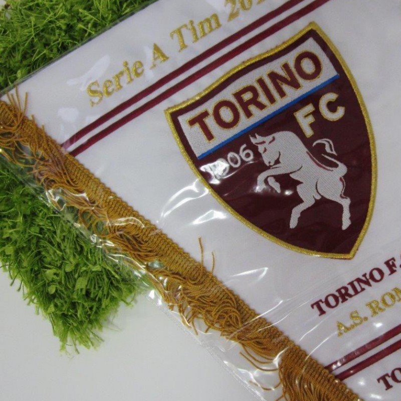 Torino official pennant, swapped by Captains, Torino-Roma, Serie A 13/14