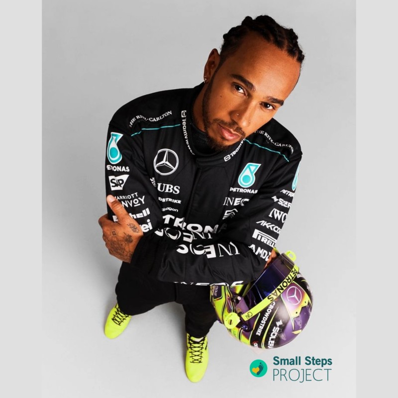 Lewis Hamilton's  Race Worn and Signed Boots