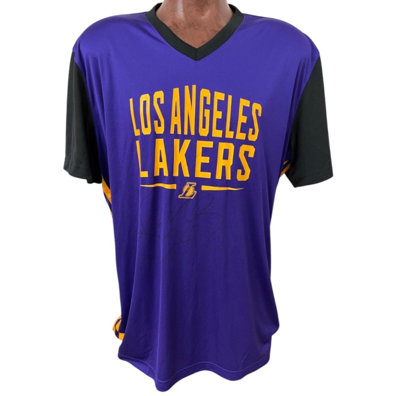 Kobe Bryant's Los Angeles Lakers Signed Official Shirt