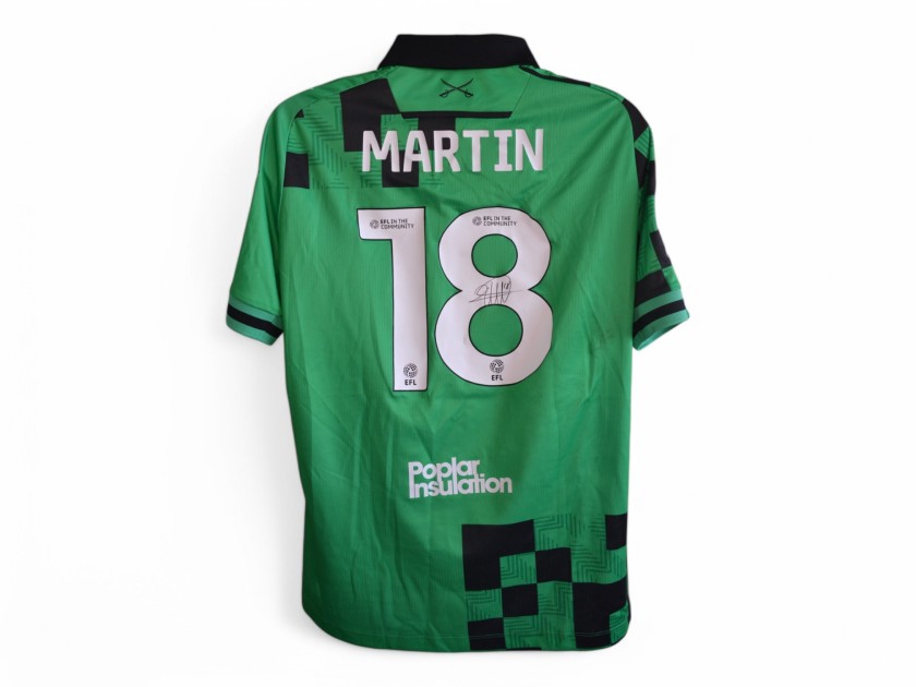 Martin's Bristol Rovers FA Cup Signed Match Worn Shirt, vs Ipswich