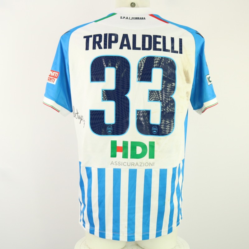 Tripaldelli's unwashed Signed Shirt, SPAL vs Pineto 2024 