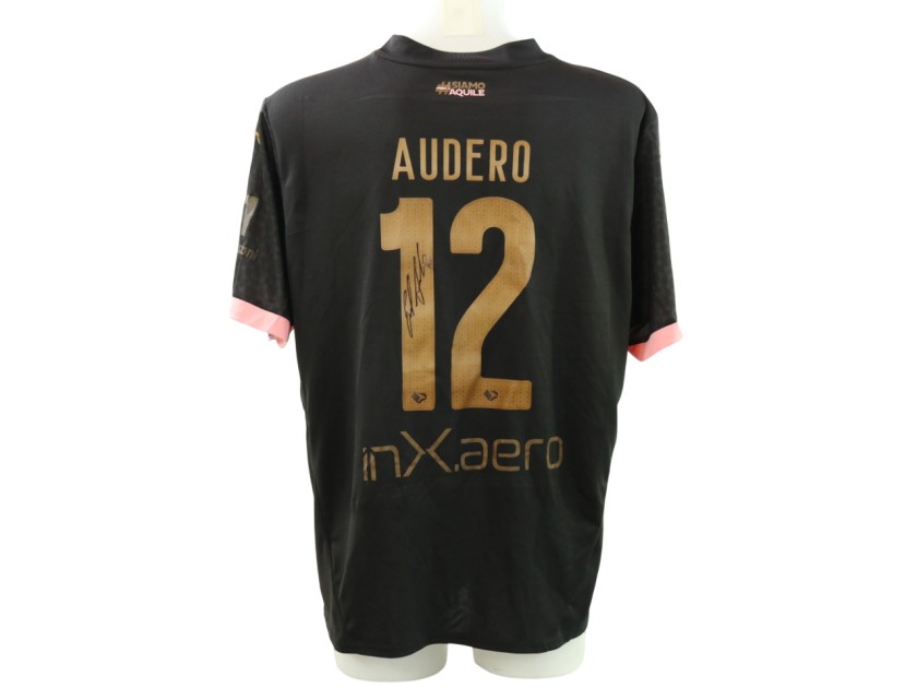 Audero's Signed Unwashed Shirt, Palermo vs Frosinone 2025