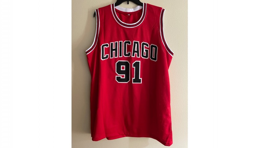 Rodman's Official Chicago Bulls Signed Shirt