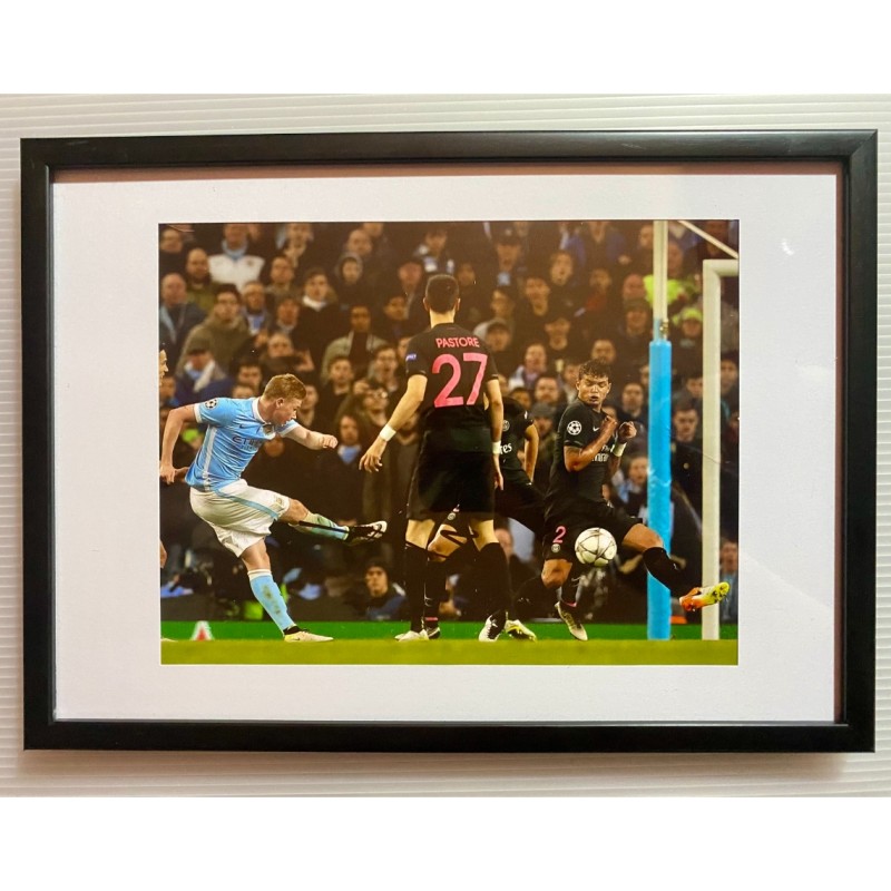 Kevin De Bruyne's Manchester City Signed and Framed Picture