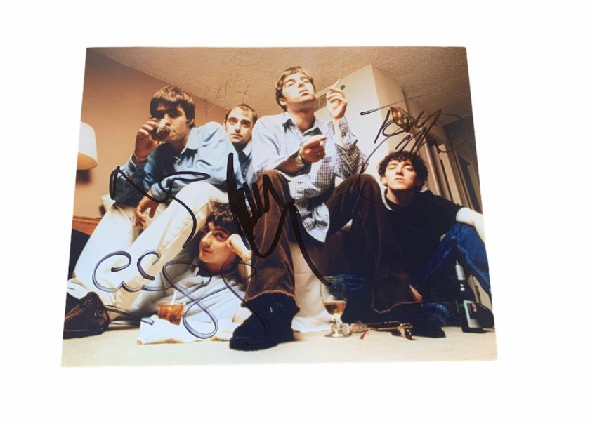 Oasis Signed Vintage Photograph