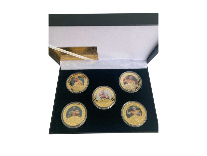 Mike tyson Gold Plated Coins Box Set