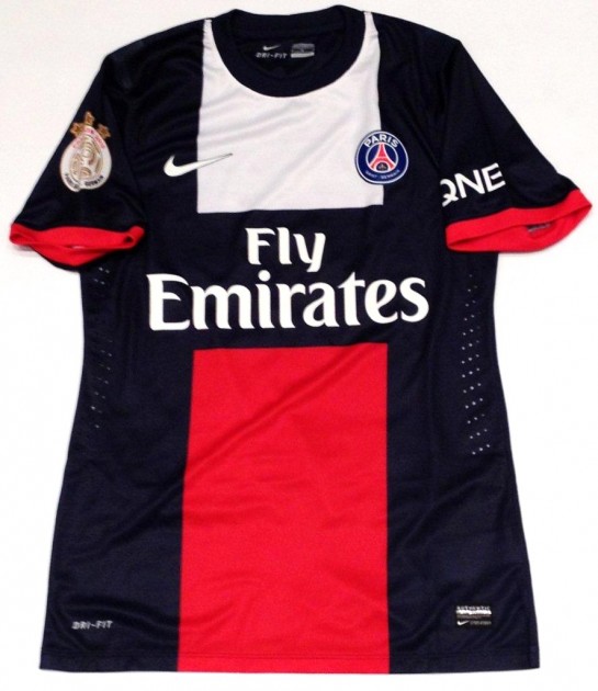 PSG fanshop shirt, Marquinhos, Ligue1 2013/2014 - signed