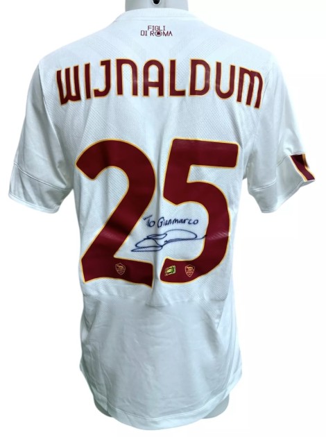 Wijnaldum's Roma Signed Official Shirt, 2022/23