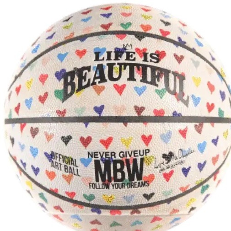 "Life is Beautiful (Basketball)" by Mr. Brainwash
