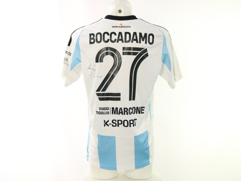 Maglia Boccadamo Virtus Entella vs Pianese Unwashed, 2025 - Autografata