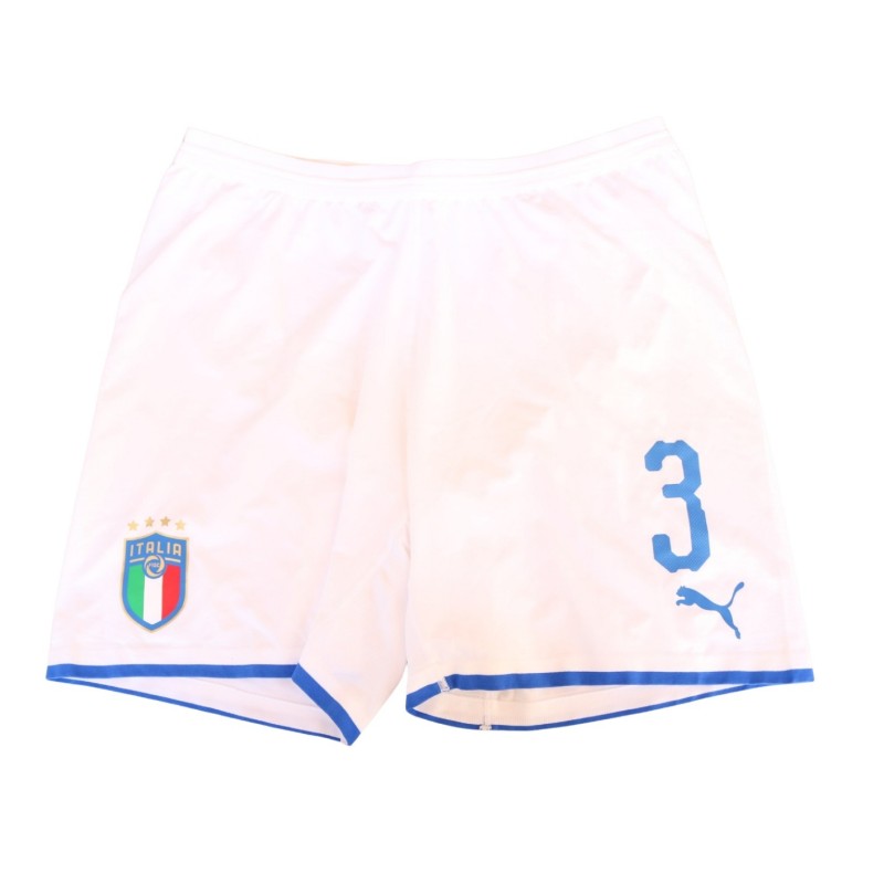 Chiellini's Match Shorts, Greece vs Italy 2019