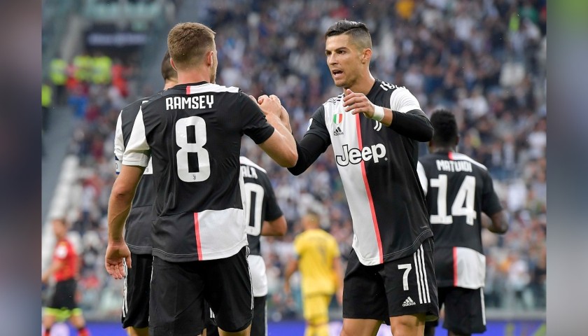 Ronaldo's Official Juventus Signed Shorts