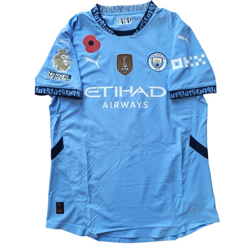 Maglia Gara Haaland "Poppy" Manchester City vs Southampton, 2024 - Autografata