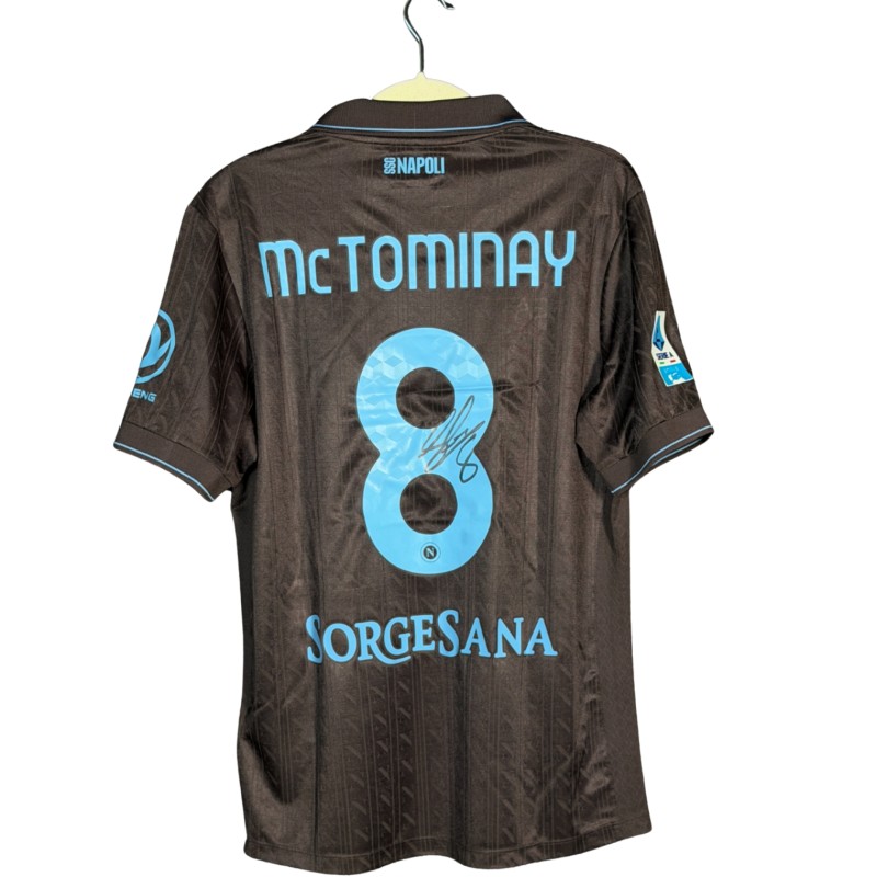 McTominay's Napoli Signed Official Shirt, 2025/26