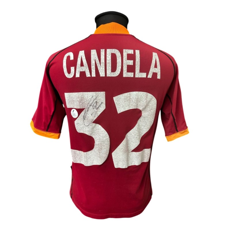 Candela's Roma Signed Official Shirt, 2001/02 