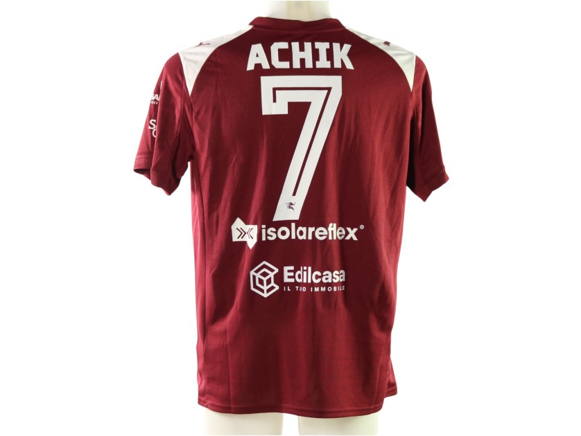 Achik's Unwashed Shirt, Salernitana vs Foggia 2025 - Carlo Ricchetti Special Patch