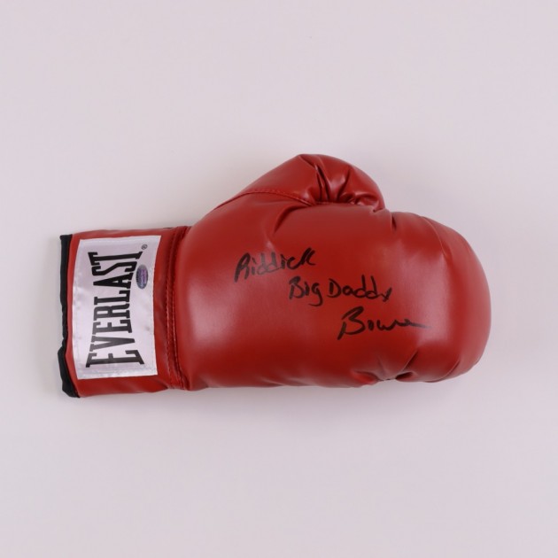 Riddock Bowe Signed Boxing Glove