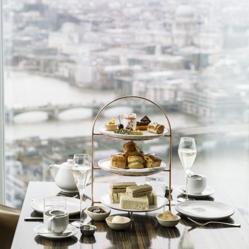 Oblix Champagne Afternoon Tea for 4