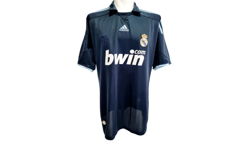 2009-10 Real MADRID Away S/S No.8 KAKA UCL 09-10 RMCF UEFA CL jersey shirt