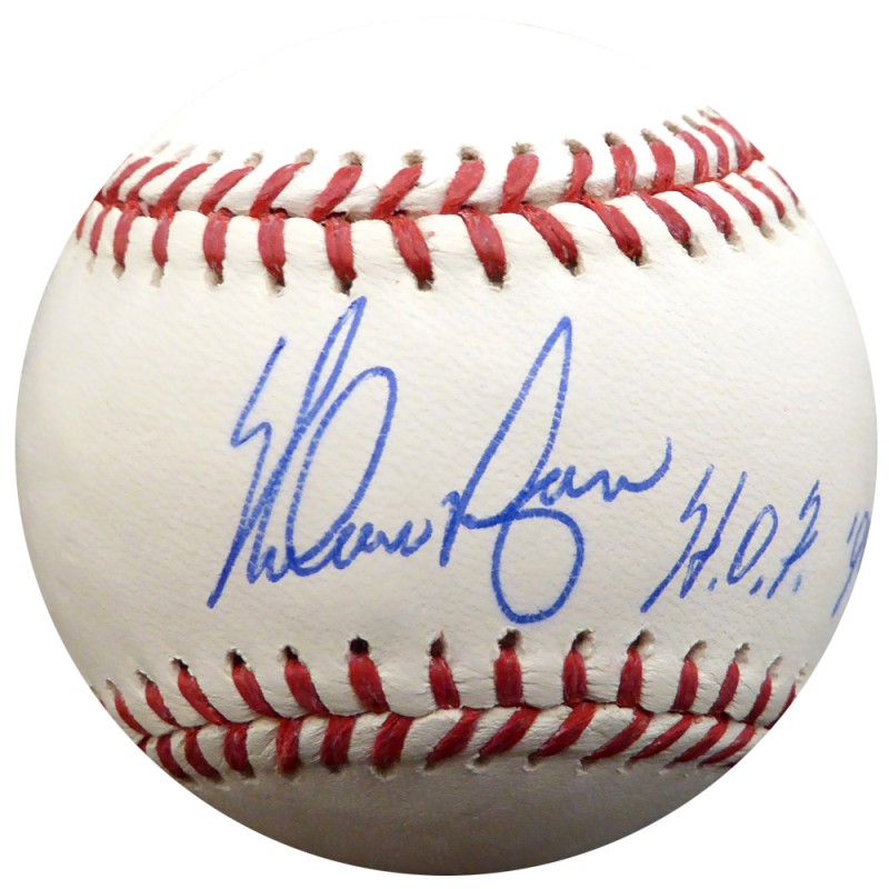 Nolan Ryan Hand Signed Baseball with "HOF 99" Inscription