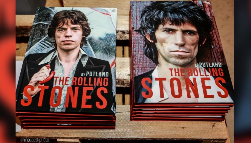 "The Rolling Stones" Book by Micheal Putland - Signed by Mick Jagger