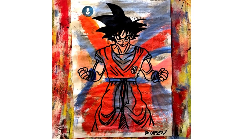 "Goku" Original Board by Riccardo Penati
