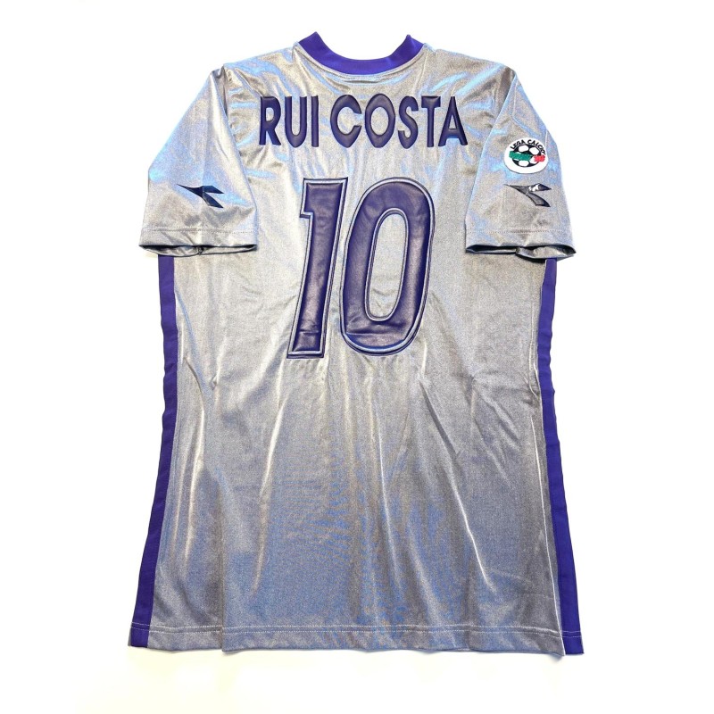 Rui Costa's Parma vs Fiorentina Match-Issued Shirt, Coppa Italia Final 2001