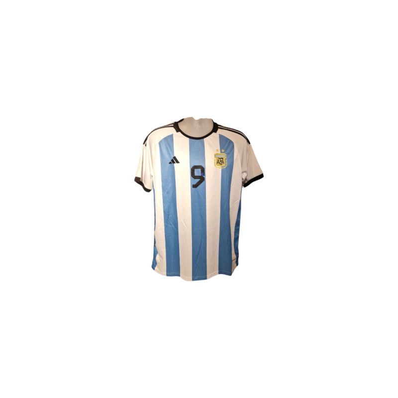 Maglia replica Julian Alvarez Argentina 2023 - Autografata