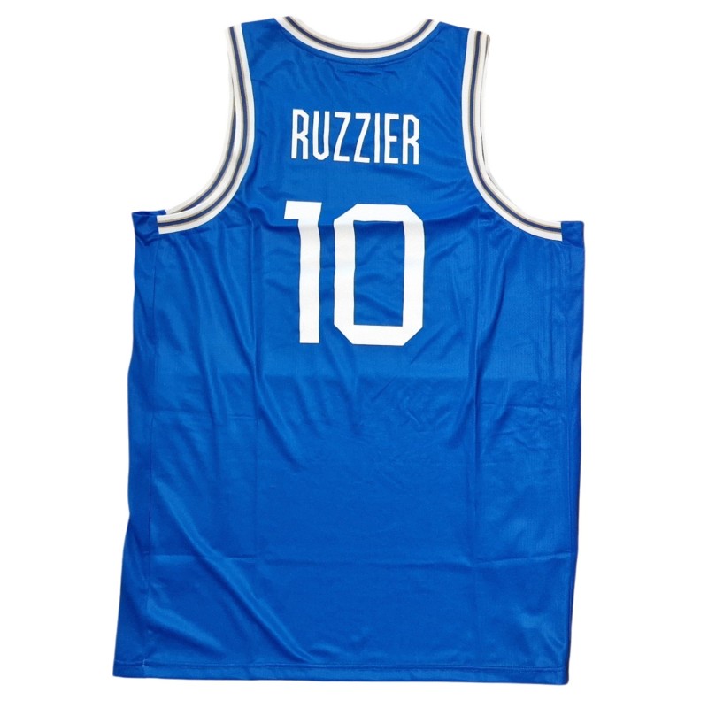 Michele Ruzzier's Italia Basket Match-Issued Jersey